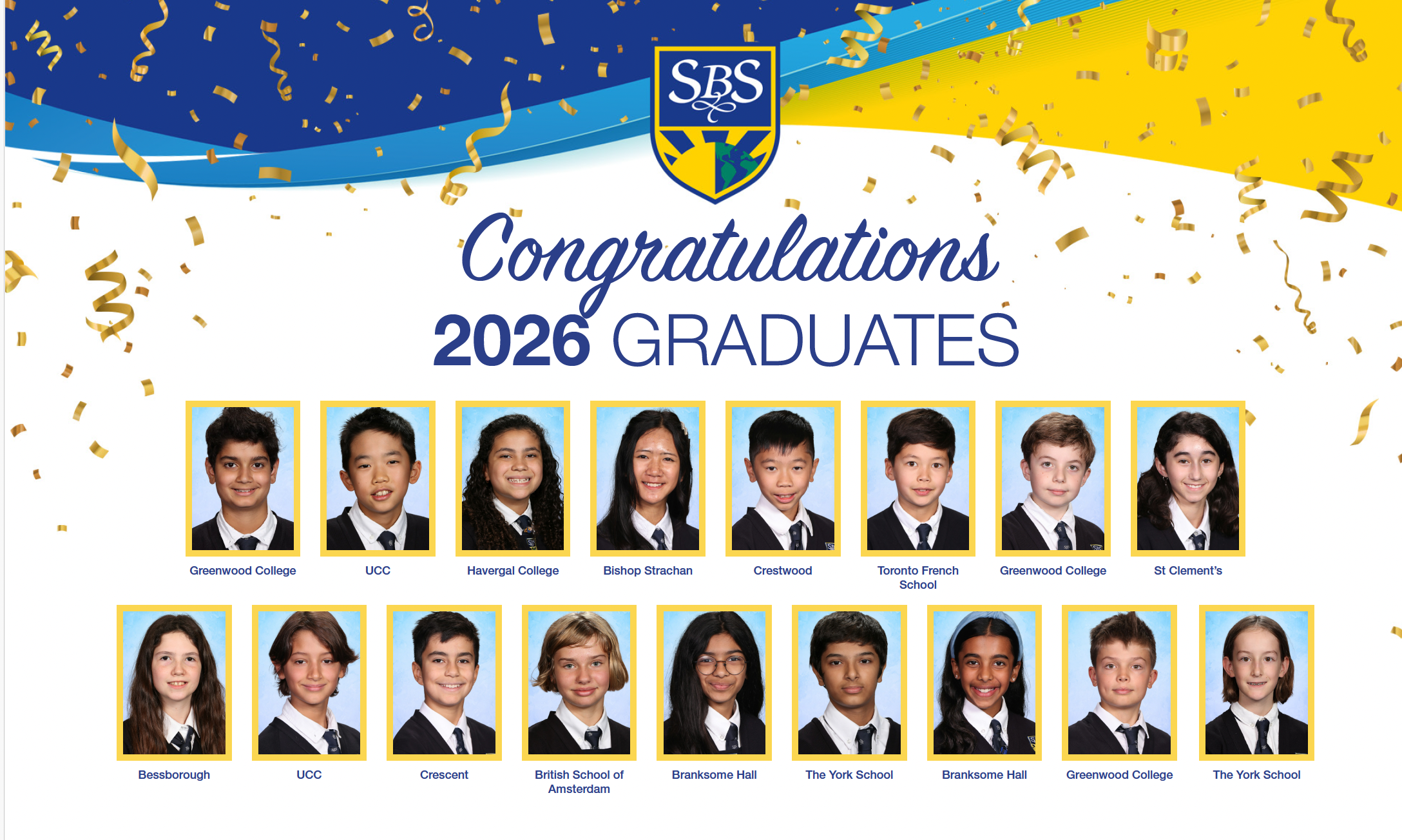 Congratulations Class of 2026
